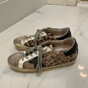 Golden Goose Leopard Sneaker.